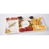 Mud Pie Circa Charcuterie Board, White, 11.75″ x 22″