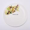 Mud Pie Circa Melamine Salad Plate, White, Feed Me, 7.5″ dia