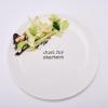 Mud Pie Circa Melamine Salad Plate, White, Starters, 7.5″ dia