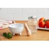 Mud Pie Circa Salsa Guac Set; bowl 3″ x 5″ dia | jar 4 1/4″ x 3 1/4″ dia | muddler 4″