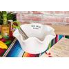 Mud Pie Circa Taco Salad Bowl and Towel Set, White, 5″ x 10″ dia