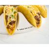 Mud Pie Circa White Integral Taco Holder, White, 3″ x 12″ dia