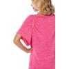 Mud Pie Claremont Women’s Knit Short Sleeve T-Shirt(Pink)