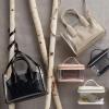 Mud Pie Clear Purse(Taupe)