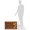 Mud Pie Dogs Welcome Door Mat Coir Doormat
