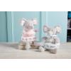 Mud Pie Elephant Plush Stackable Toy, Blue