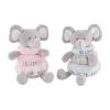 Mud Pie Elephant Plush Stackable Toy, Blue