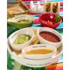 Mud Pie Fiesta Dip Bowl Set, Avocado, 5″ X 6″ | Spoon 3 1/2″(Avocado)