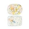 Mud Pie Floral Fruit Cheese Set, Floral, 10″ x 7″ | speader 5.75″