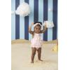 Mud Pie Girls Baby One Piece Swimsuit and Headband Set(Gingham)