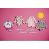 Mud Pie Girls Rash Guard Set, Rainbow(Rainbow)