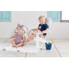 Mud Pie Girls Reversible Swimsuit & Headband Set(Blue)