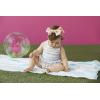 Mud Pie Girls Reversible Swimsuit & Headband Set(Floral/Stripe)