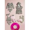 Mud Pie Girls Reversible Swimsuit & Headband Set(Leopard)