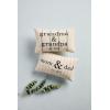 Mud Pie Grandma Grandpa 2025 Pillow; 9″ X 15″