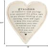 Mud Pie Grandma Heart Pillow