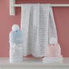 Mud Pie Grandma Swaddle and Hat, 2 Piece Set (Blue)
