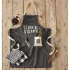 Mud Pie Grill Master Utensil Set, 14″, Brown