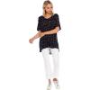Mud Pie Houston Women’s Oversized Short Sleeve T-Shirt(Black)