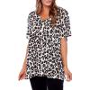Mud Pie Houston Women’s Oversized Short Sleeve T-Shirt(Tan)