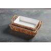 Mud Pie Hyacinth Basket Set, small baker 7″ x 11″ | large baker 13″ x 18 1/2″