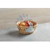 Mud Pie Hyacinth Turkey Basket, 7″ x 9 1/4″ dia
