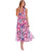 Mud Pie Indy Womens Sleeveless Maxi Dress(Pink)