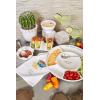 Mud Pie Just in Queso Dip Set, White