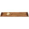 Mud Pie Long Oversized Wood Board 8″ x 42″, Brown