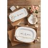 Mud Pie MR MRS BEADED 2020 PLATTER(2021)