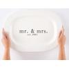 Mud Pie MR MRS BEADED 2020 PLATTER(2021)