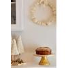 Mud Pie Marble Pedestal Cake Serving Stand, Gold, 6″ x 11″ dia