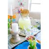 Mud Pie Margarita Pitcher Set, White(Glass)