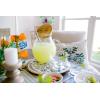Mud Pie Margarita Pitcher Set, White(Glass)