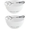 Mud Pie Melamine Bowl Set, 3″ x 4.5″ dia, Guacamole