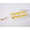 Mud Pie Melamine Egg Tray Set, White, 7″ x 15.25″