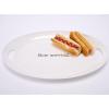 Mud Pie Melamine Serving Platter, White, 12″ x 18″
