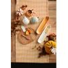 Mud Pie Orange Pumpkin CRACKER DISHES, 2″ x 12″