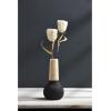Mud Pie Preserved Bamboo Mum Stem, White, 24″