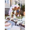 Mud Pie Preserved Bunny Tail, Light Lavender, 17″