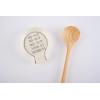 Mud Pie Rest Set of 2 Spoon Set, One Size(Cream Conversion)