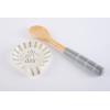 Mud Pie Rest Set of 2 Spoon Set, One Size(Cream Ruffle Oh Happy Day)