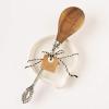 Mud Pie Rest Set of 2 Spoon Set, One Size(White- Give it a rest)