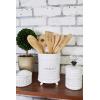 Mud Pie Salt & Pepper Cellar, Off-White, 6″ X 3.5″ dia(frustration_free)