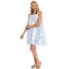 Mud Pie Saren Women’s Tie Dye Cover-up(Blue)