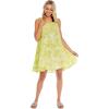 Mud Pie Saren Women’s Tie Dye Cover-up(Lime)