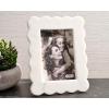Mud Pie Scalloped Marble Frame, Large, 5×7