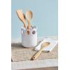 Mud Pie Scalloped Utensil Holder, 5″ x 6.5″