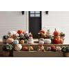 Mud Pie Taupe Dotted Stuffed Pumpkin, 8″ x 6″