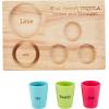 Mud Pie Tequila Shot Board Set; board 7″ x 10 1/4″ | shot 2 1/2 oz